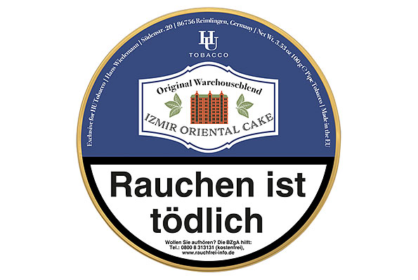 HU-tobacco Izmir Oriental Cake Pfeifentabak 100g Dose HU-tobacco Izmir Oriental Cake Pfeifentabak 100g Dose